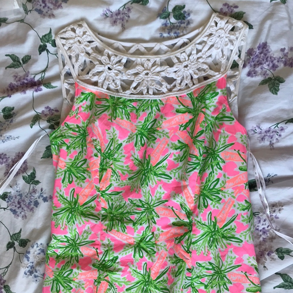 Lilly Pulitzer Nibbles Dress lace accents
